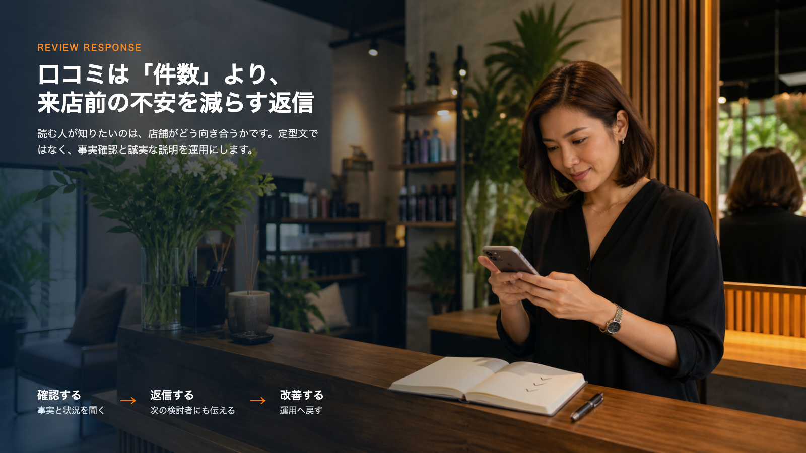 来店者の声に対応するタイの店舗スタッフの様子